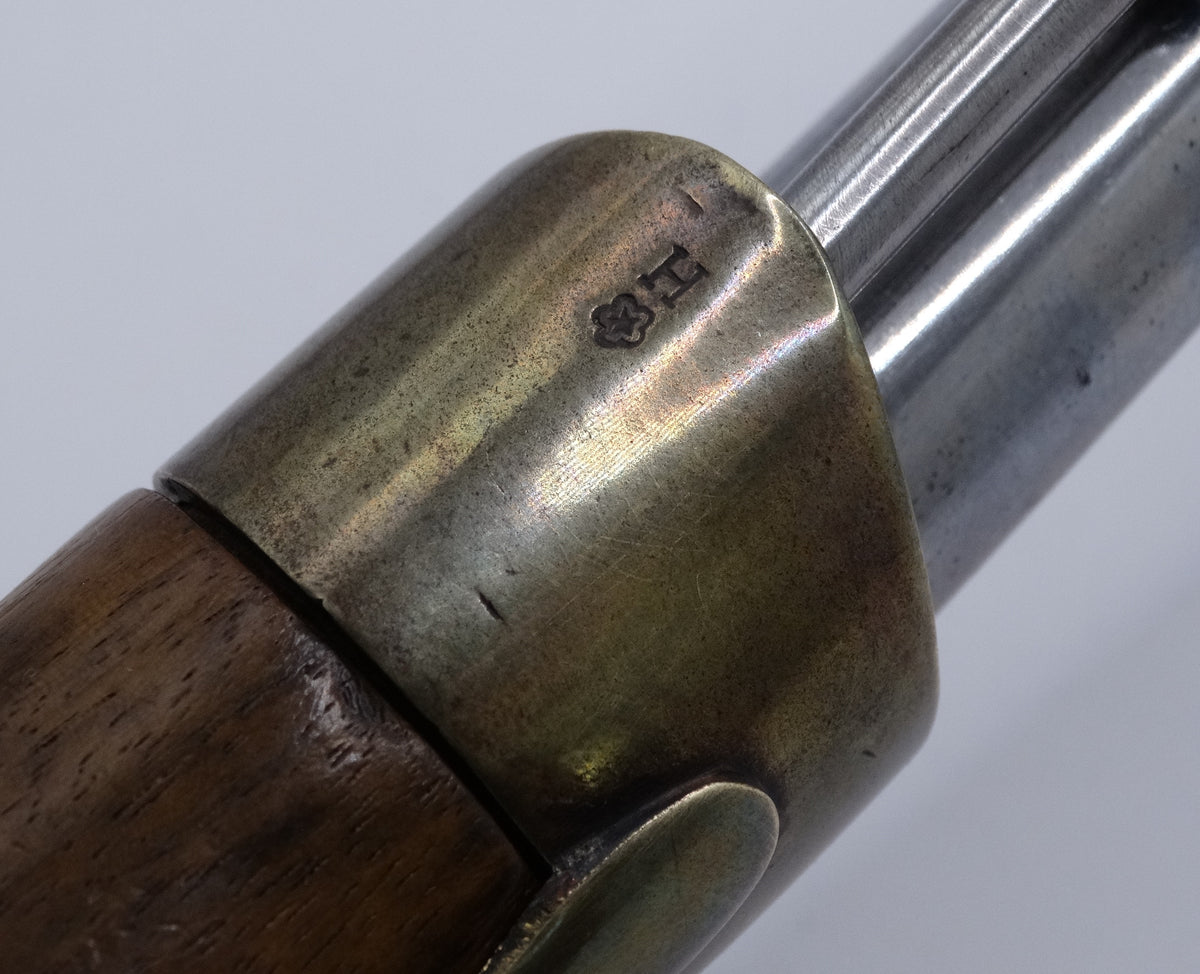 Pistolet An XIII Saint-Étienne 1811 | Pistolet réglementaire Premier Empire.
Zoom sur poinçon H 3