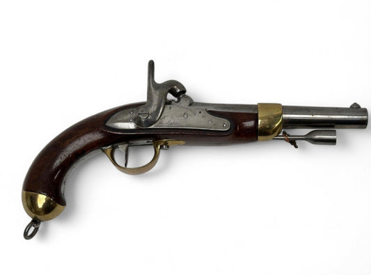 FRANCE. Pistolet de Cavalerie Modèle 1822 Tbis – Reconditionné en Arsenal coté droit
