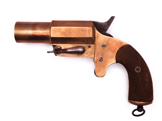 Pistolet lance-fusée Chobert 1917 | GG & Cie Saint-Étienne.
Vue intégrale face A