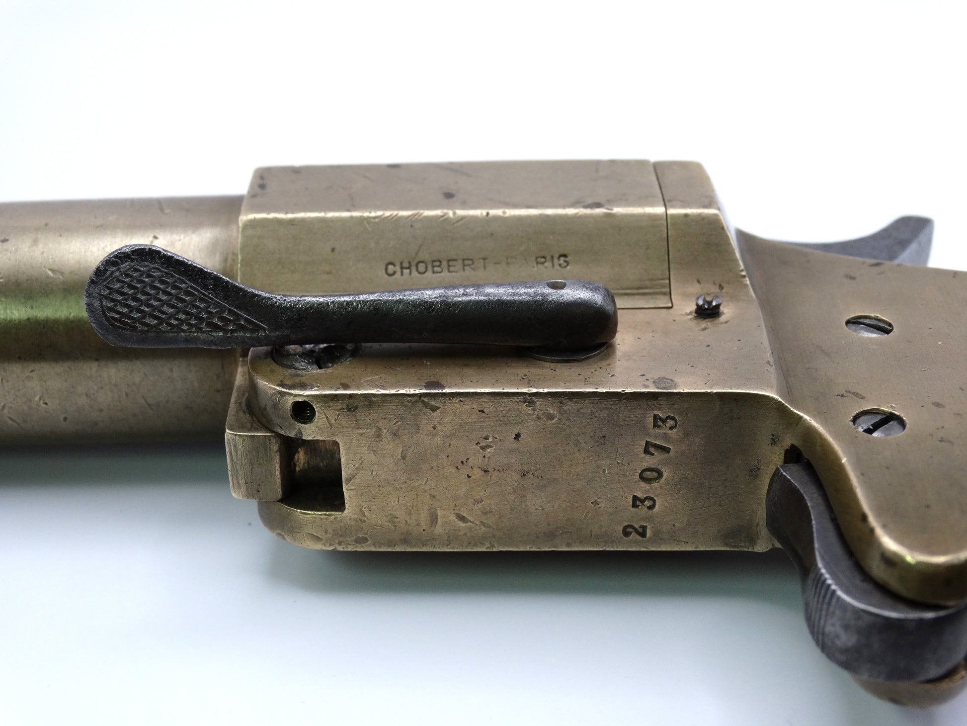 FRANCE. Pistolet lance fusée Mdl 1917 Marquage CHOBERT PARIS et numero de serie