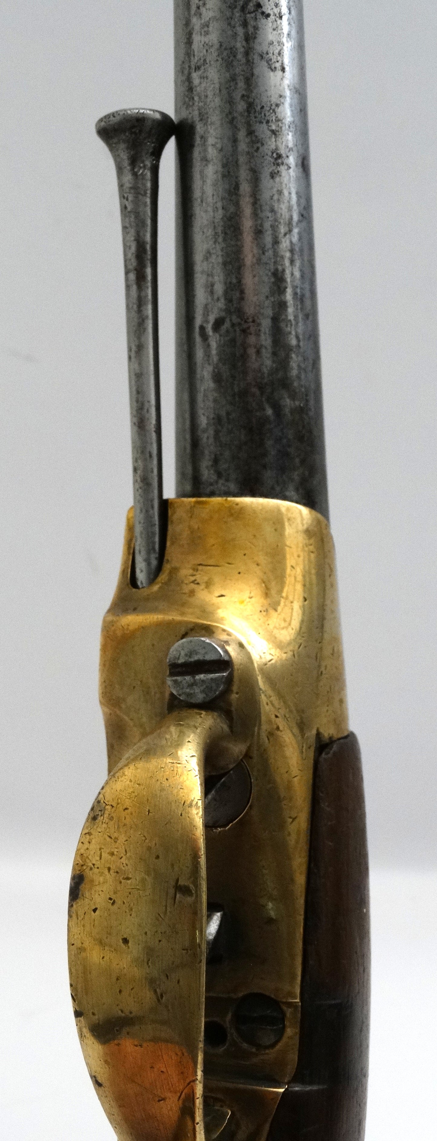 Pistolet_modele_1777_transforme_percussion_cavalerie_francaise_La_Maison_des_Braves avec baguette clou d'origine