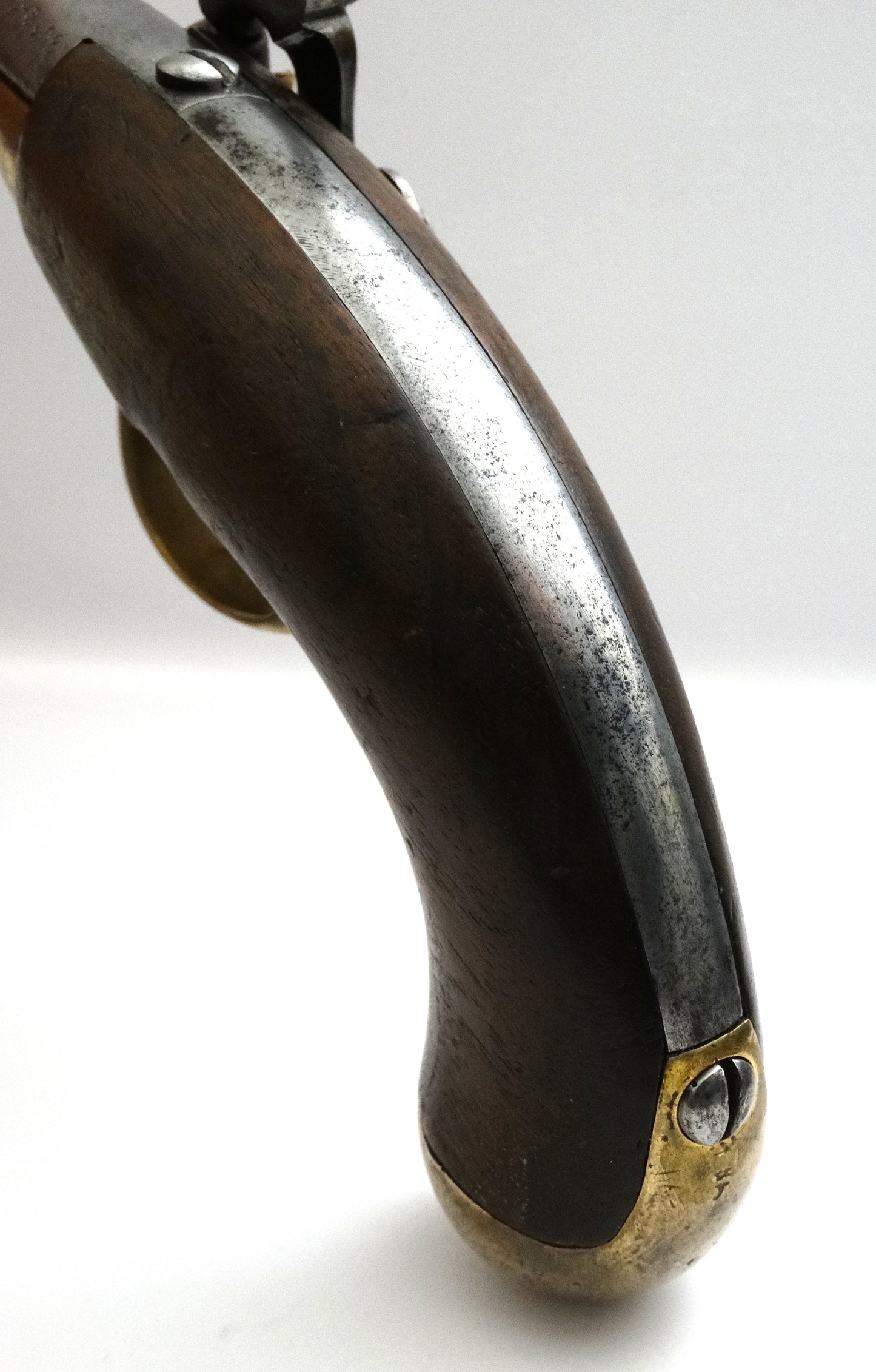 Pistolet_modele_1777_transforme_percussion_cavalerie_francaise_La_Maison_des_Braves poignée crosse