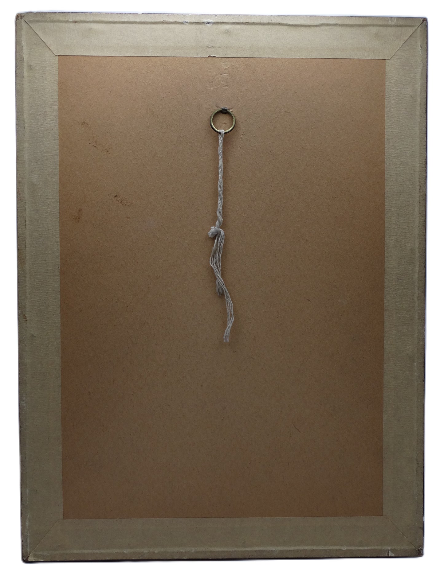 Reproduction dédicacée du Général Weygand - Tade STYKA. Vue intégrale arrière du cadre.