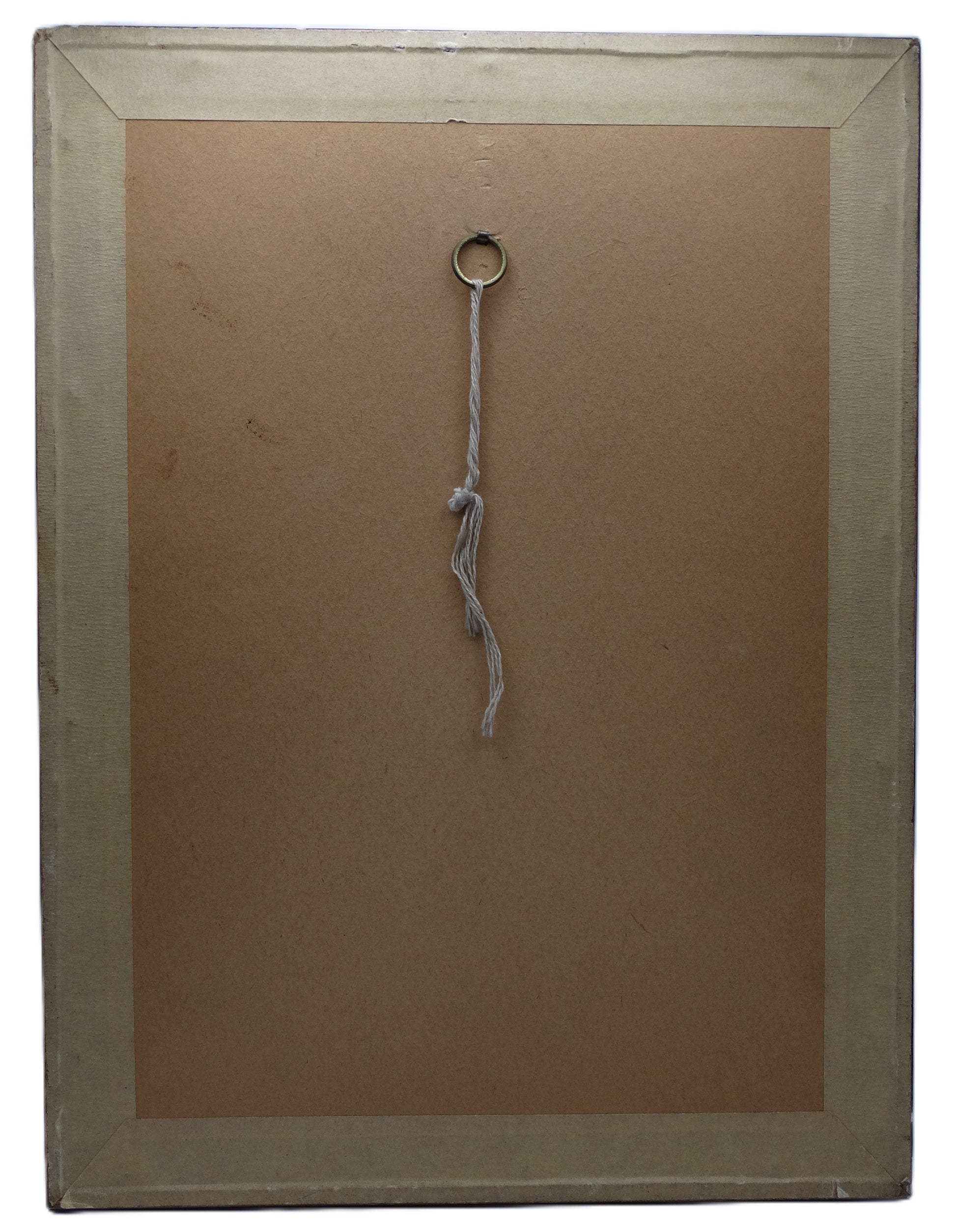 Reproduction dédicacée du Général Weygand - Tade STYKA. Vue intégrale arrière du cadre.