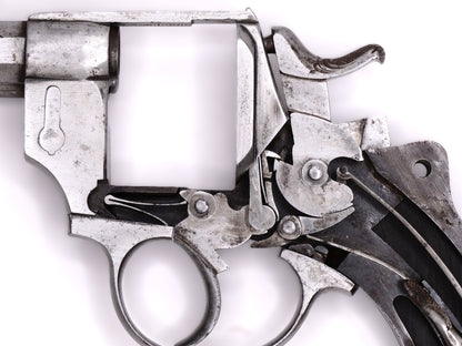 Revolver Chamelot-Delvigne modèle 1874 civil - calibre 11 mm73 - Arme ancienne.
Zoom sur mécanique interne.