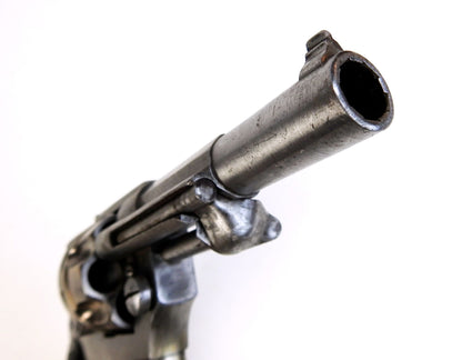 Revolver Chamelot-Delvigne modèle 1874 civil - calibre 11 mm73 - Arme ancienne. Canon et belles rayures profondes.