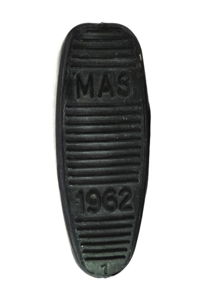 Sabot de Crosse en Caoutchouc pour Fusil Semi-Automatique MAS 4956.
Vue intégrale arrière avec marquage.