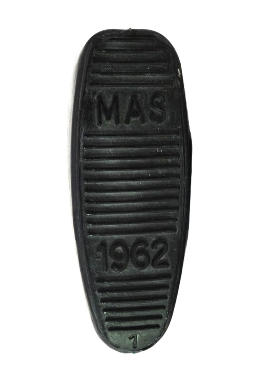 Sabot de Crosse en Caoutchouc pour Fusil Semi-Automatique MAS 4956.
Vue intégrale arrière avec marquage.