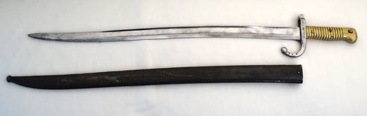 Sabre-baïonnette Chassepot de Marine – Modèle 1866 avec fourreau