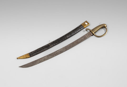 FRANCE. Sabre Briquet Modèle An XI – Premier Empire avec fourreau gauche