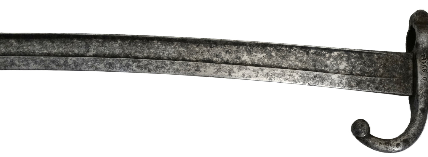 FRANCE. Sabre-baïonnette Chassepot modèle 1866 – Manufacture de Mutzig (1868)