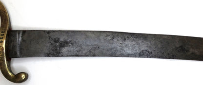 Sabre briquet An XI – 8e légion de la Garde nationale.
Zoom sur lame A1