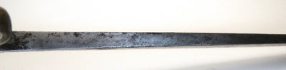 Sabre briquet An XI – 8e légion de la Garde nationale.
Zoom sur plat de lame.