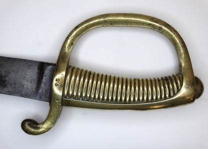 Sabre briquet An XI – 8e légion de la Garde nationale.
Zoom sur  garde face B