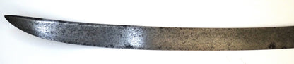Sabre d’infanterie dit « briquet », modèle An XI, avec fourreau.
Zoom sur lame face A2