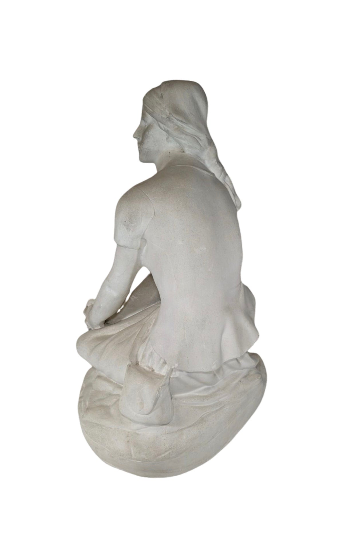 Sculpture – Jeanne d’Arc d’après Chapu. Vue intégrale de dos.