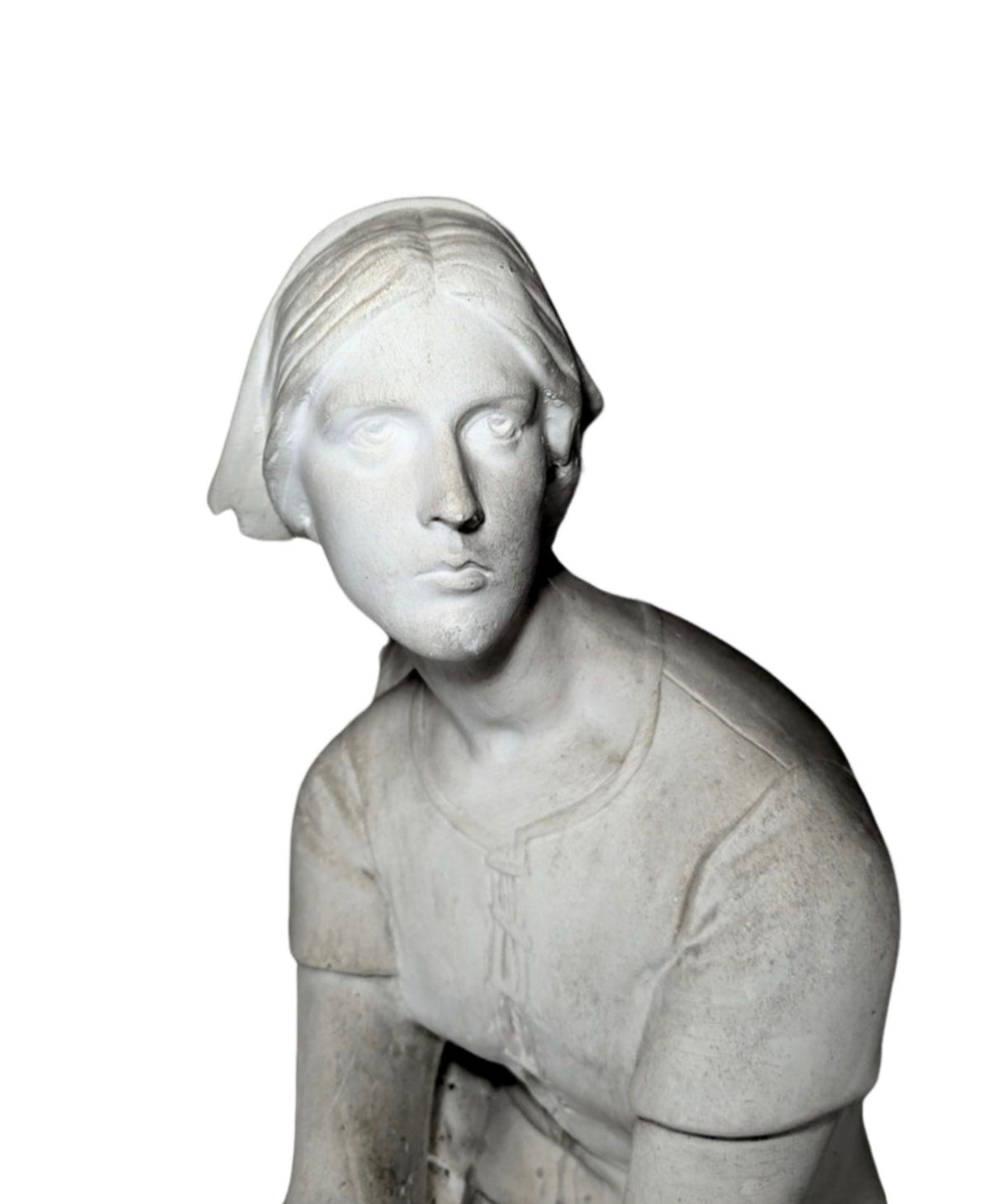 Sculpture – Jeanne d’Arc d’après Chapu.
Zoom sur le visage de Jeanne.
