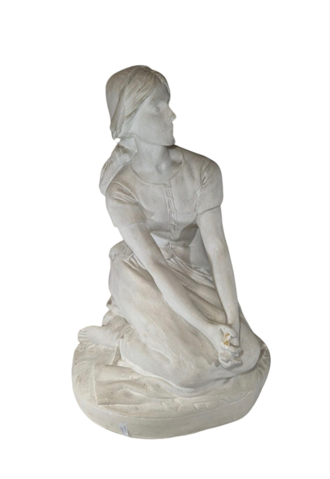 Sculpture – Jeanne d’Arc d’après Chapu. Vue intégrale de 3/4.