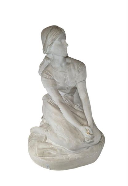 Sculpture – Jeanne d’Arc d’après Chapu. Vue intégrale de 3/4.
