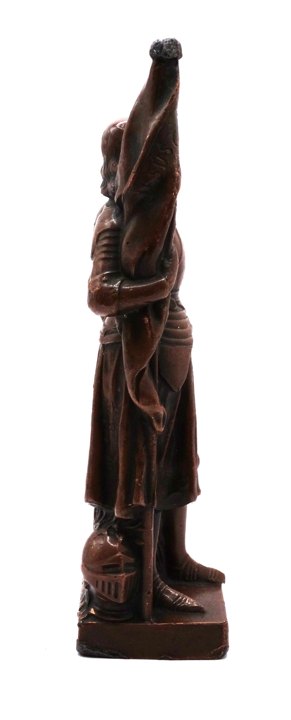 Statuette de Jeanne d’Arc à l’étendard – D.S.R.
Vue intégrale face D