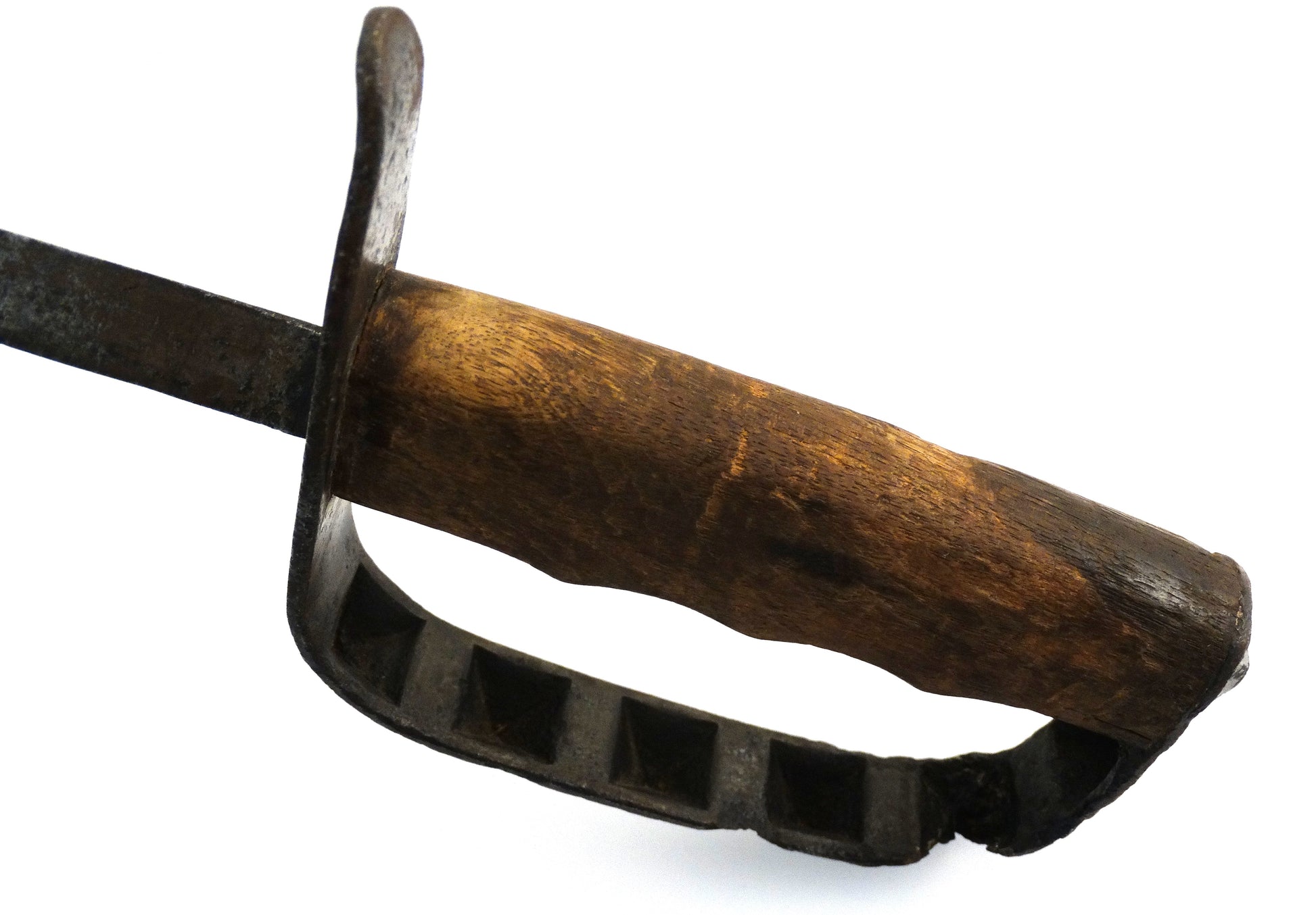 Poignard de tranchée américain M1917.
Zoom sur poignée 2 (verso).