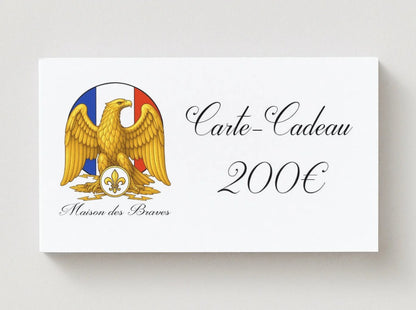 e-Carte Cadeau – La Maison des Braves